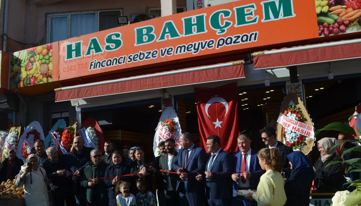 HASBAHÇEM SEBZE&MEYVE PAZARI AÇILDI