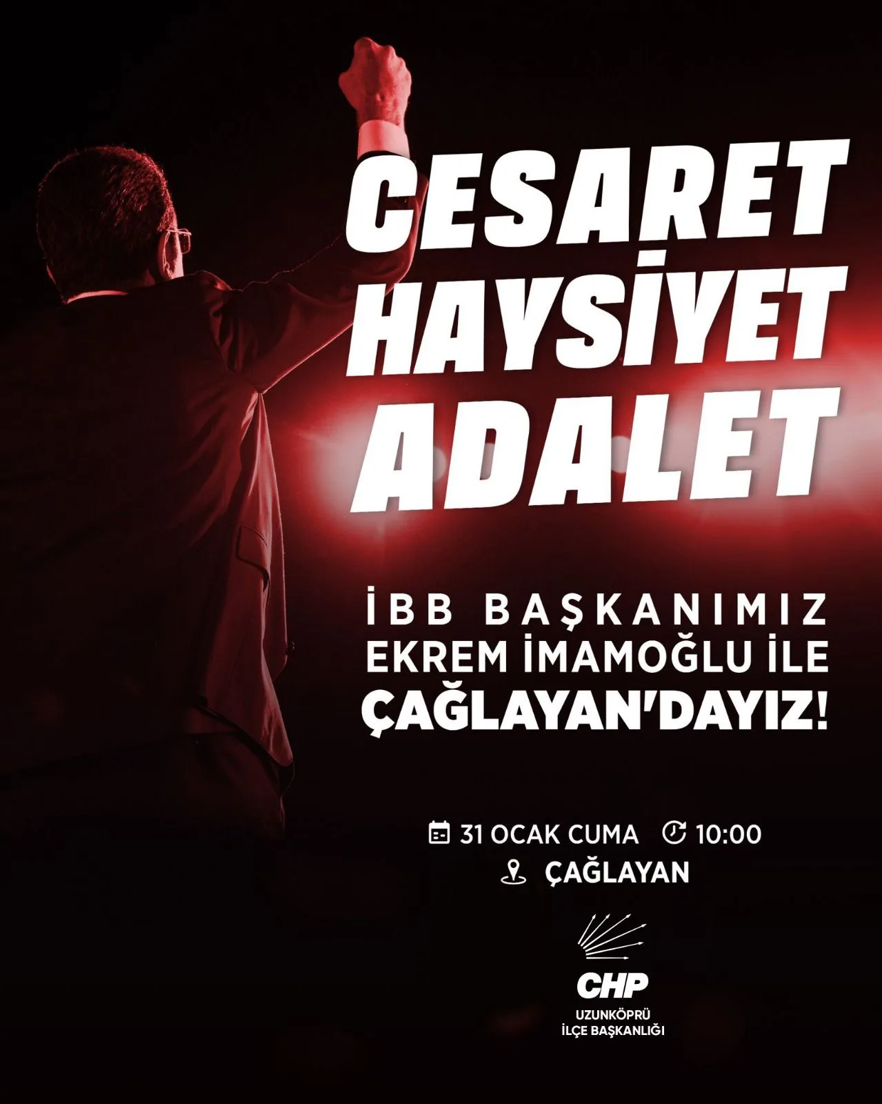İMAMOĞLU’NA DESTEK İÇİN UZUNKÖPRÜ’DEN ARAÇ KALDIRILACAK