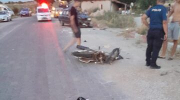 Edirne’de otomobille çarpışan motosiklet sürücüsü, hayatını kaybetti